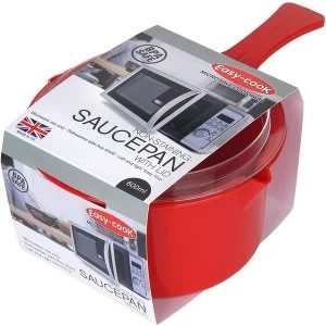 Image of Easy Cook Red Sauce Pan & Lid Small 0.6L