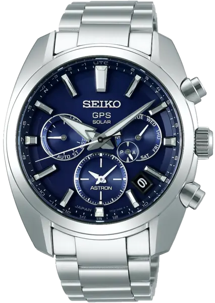 Image of Seiko Astron Watch Solar GPS D - Blue SE-163