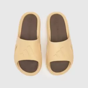 Image of Adidas Adicane Slide Sandals In Beige