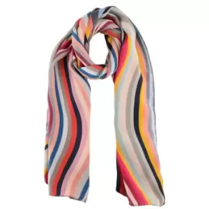 Image of PAUL SMITH Paul Smith Swirl Square Scarf - Multi