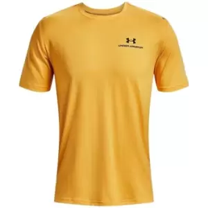 Image of Under Armour Rush Energy Short Sleeve T Shirt Mens - Yellow