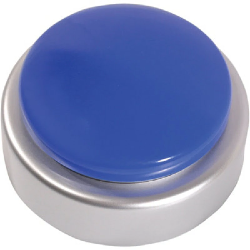 Image of Loops Large Buttoned Talking Alarm Clock - Day and Time - Easy to Use Battery Operated Multi