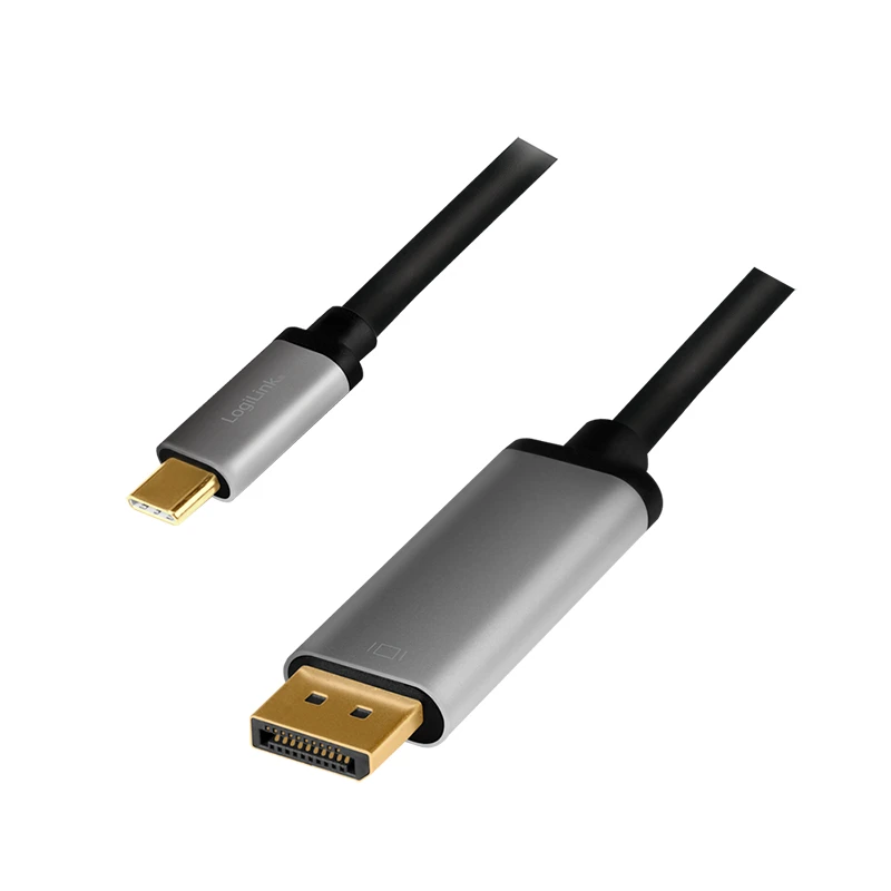 Image of LogiLink CUA0100 cable gender changer DisplayPort USB 3.2 Gen1 Type-C
