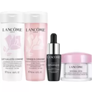Image of Lancome Hydra Zen Starter Gift Set 15ml Hydra Zen Gel-Cream + 10ml Advanced Genifique Serum + 50ml Galatee Confort Cleansing Milk + 50ml Tonique Confo