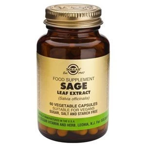 Image of Solgar Sage Leaf Extract 60 Vcaps