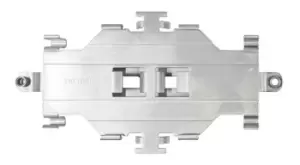 Image of DINrail PRO - WLAN access point mount - Mikrotik LtAP mini - Silver - Metal - 135mm - 73 mm