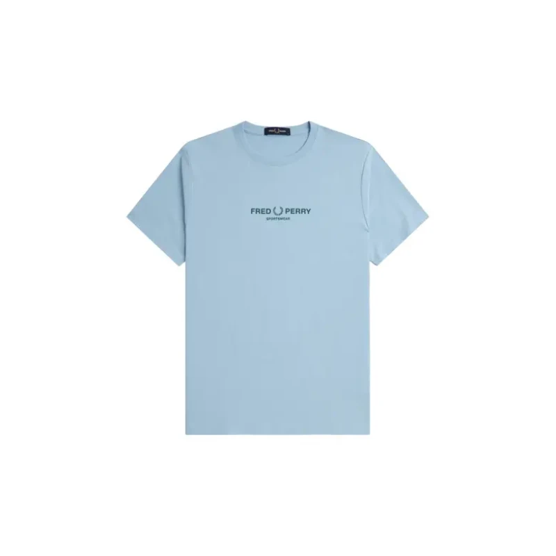 Image of Fred Perry T-Shirt Fred Perry Sportwear Bleu Male S