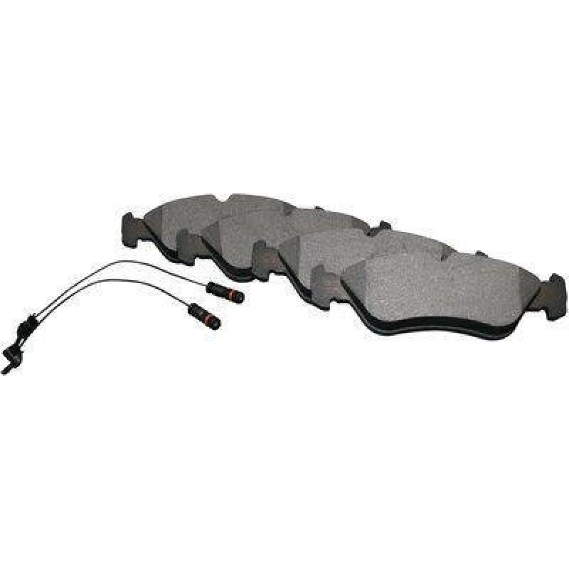 Image of JP GROUP 1163705510 Brake pad set JP Rear Axle, prepared for wear warning indicator Brake Pad Set,disc brake (402)