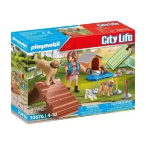 Image of Playmobil 70676 Dog Trainer Gift Set