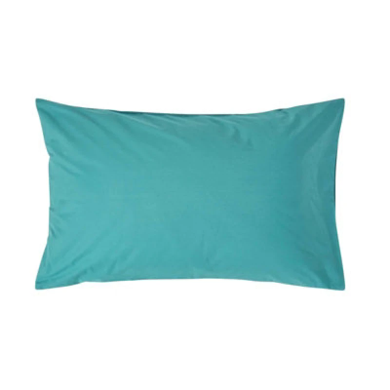 Image of Homescapes Egyptian Cotton Housewife Pillowcase 200 TC , Standard Size Teal