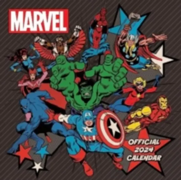 Image of Official Marvel Comics 2024 Square Wall Calendar Calendar