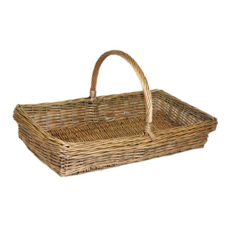 Image of Red Hamper G002/1 Wicker Medium Kew Garden Trug Basket