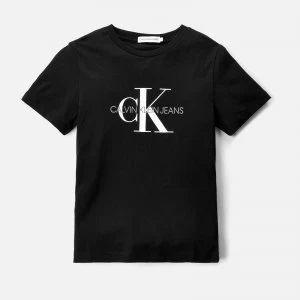 Image of Calvin Klein Monogram Logo T-Shirt - CK Black - 8-9 Years