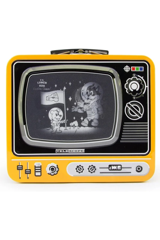 Image of Suck UK TV Design Metal Lunch Box Multi unisex