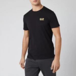 Image of Emporio Armani EA7 Core Identity Small Logo T-Shirt Black Size M Men