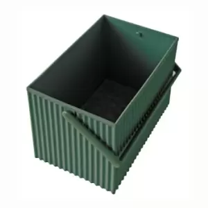 Image of Omnioffre Stacking Storage Box Medium Dark Green