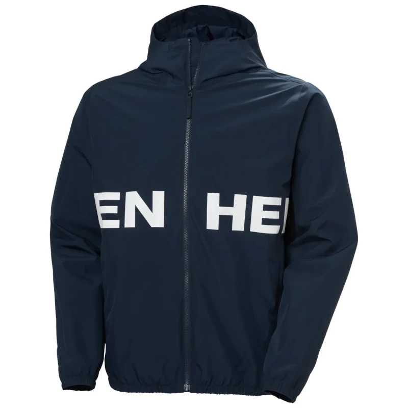 Image of Helly Hansen Waterproof jacket Helly Hansen Core Graphic Bleu Male L
