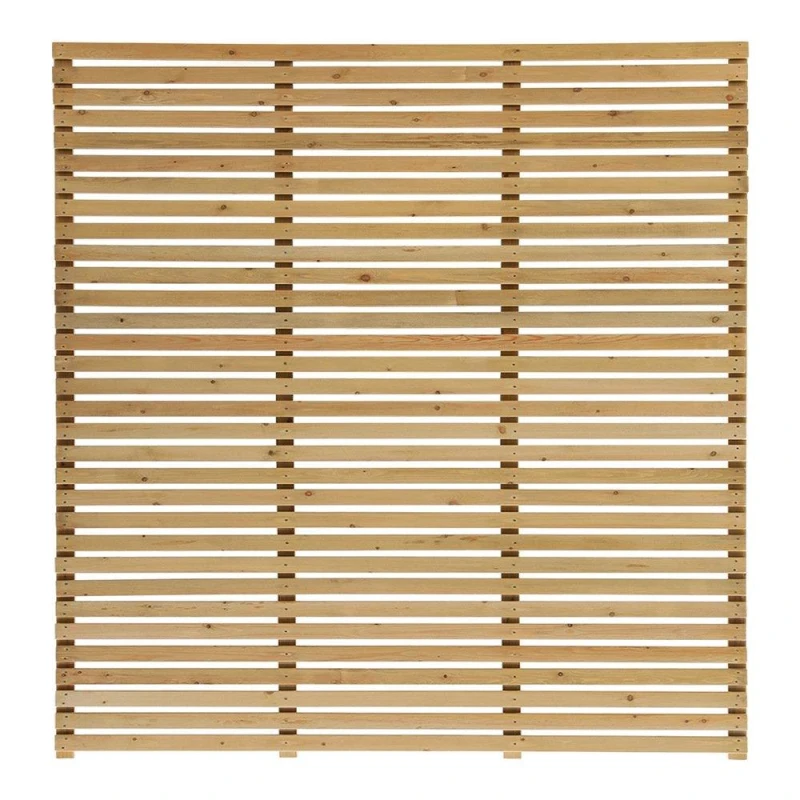 Image of Breeins 180cm Height Garden Privacy Wood Fence Beige unisex One size