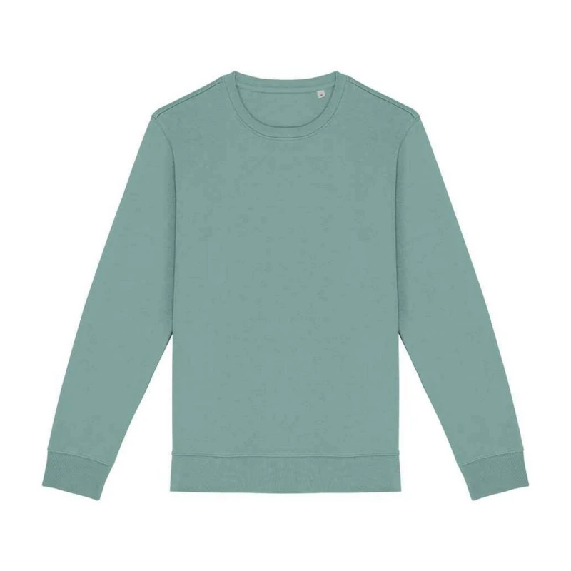 Image of Native Spirit Mens Crew Neck Sweatshirt in Jade Size: XS Jade Male XS