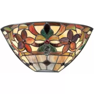 Image of Twin Wall Light Sconce Vintage Bronze LED E14 60W Bulb