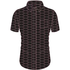 Image of Pink Floyd - Courier Pattern Unisex Medium T-Shirt - Black