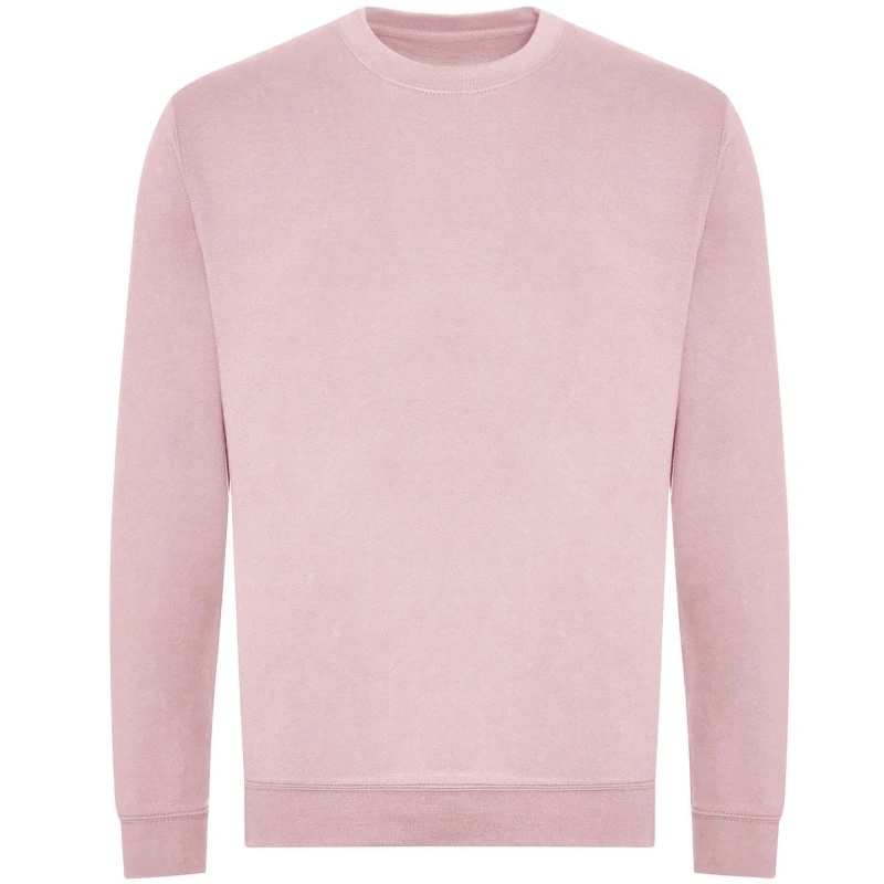 Image of AWDis AWDis Men Plain Sweatshirt in Baby Pink Size: X-Small Baby Pink XS Male 5059699653993