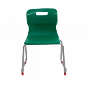 Image of TC Office Titan Skid Base Chair Size 4, Green