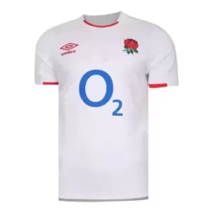 Image of Umbro England Home Pro Rugby Shirt 2020 2021 - White
