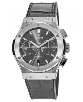 Image of Hublot Classic Fusion Chronograph Titanium Grey Dial 45mm Mens Watch 521.NX.7071.LR 521.NX.7071.LR