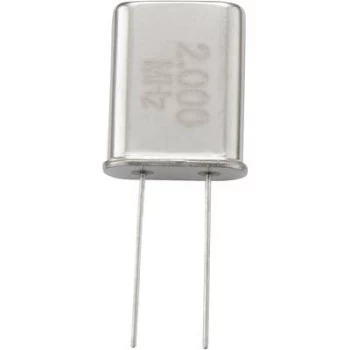 Image of Quartz crystal TRU COMPONENTS 168610 HC 49US 3.6864 MHz