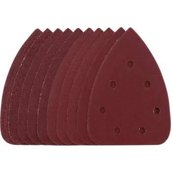 Image of Detail Sanding Sheets with Hook and Loop, 140mm, Assorted Grit, SSD6 (Pack of 10) [08626] - Draper