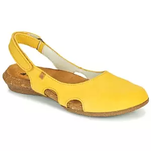 Image of El Naturalista WAKATAUA womens Sandals in Yellow,7,8,9