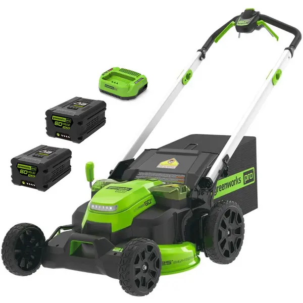 Image of Greenworks GD60LM61 610mm 60V Cordless Brushless Self-Propelled Rotary Lawnmower