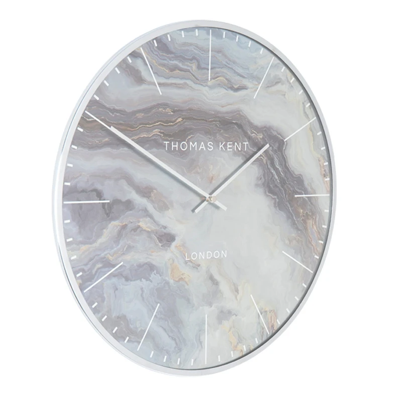 Image of Thomas Kent Oyster Wall Clock, 66cm, Glacier