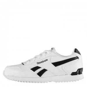 Image of Reebok Royal Glide Ripple Clip Boys Shoes - White/Black
