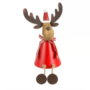Image of Rudi the Reindeer with Wiggly Legs Decoration