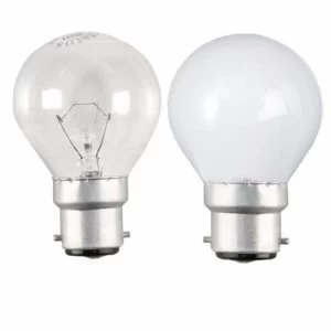 Image of Status 25W Bayonet Cap Golf Ball Bulb - Opal - Single