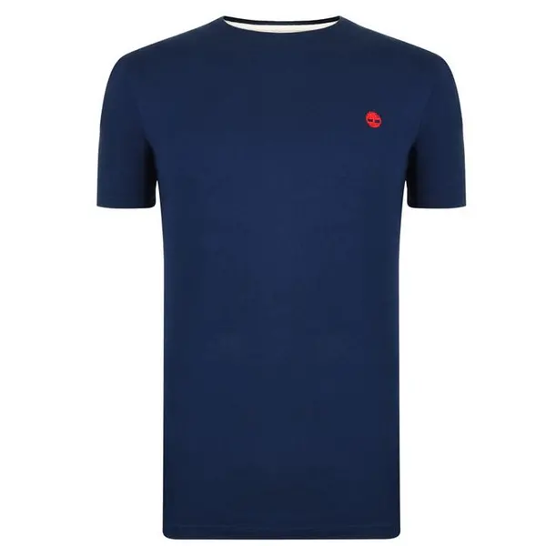 Image of Timberland Fit Logo Tee - Blue L