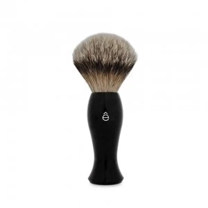 Image of e-Shave Silvertip Badger Hair Long Handle Shaving Brush - Black