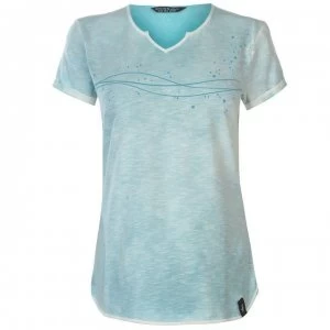 Image of Chillaz Tao Swirl Top Ladies - Light Blue