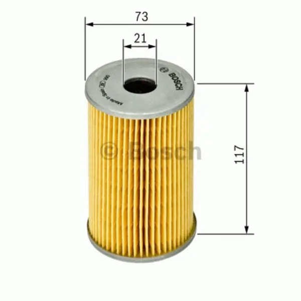 Image of Bosch 1457429117 Oil Filter Element P9117
