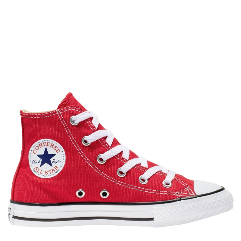 Image of Converse Chuck High Cut Canvas Shoes Red 600 unisex C10 (28)