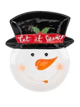 Image of Very Home Snowman Christmas Plate