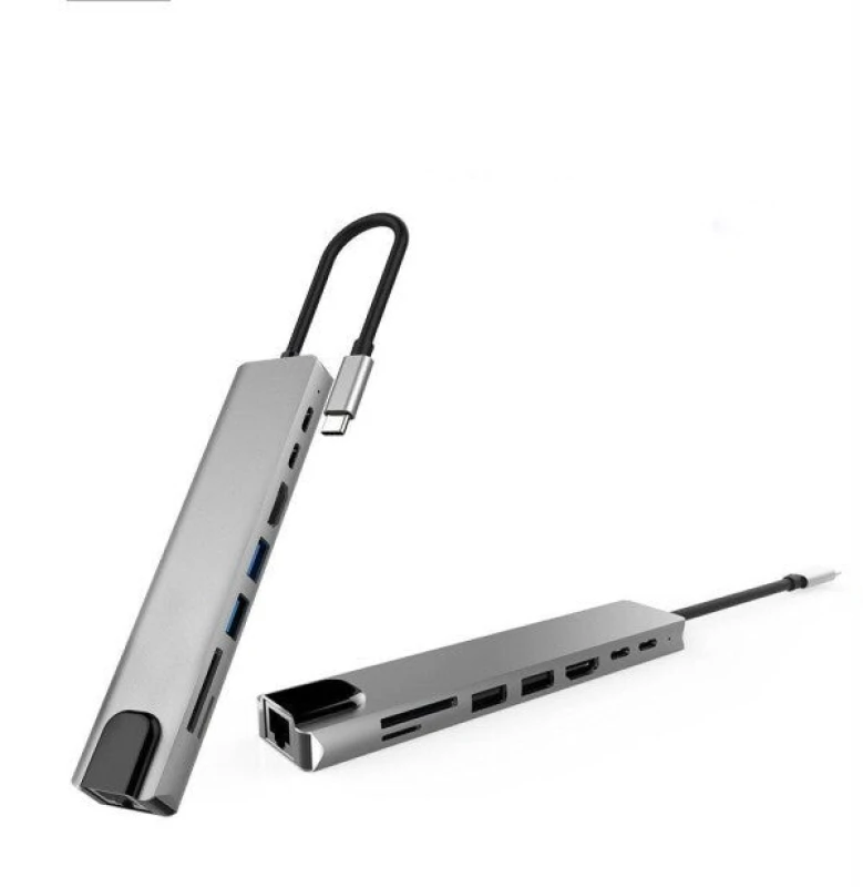 Image of Cablenet Cablenet 40-4108 laptop dock/port replicator Wired USB 3.2 Gen 2 (3.1 Gen 2) Type-C Silver 40-4108