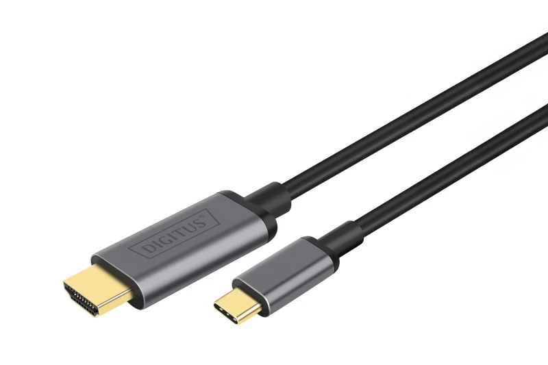 Image of Digitus USB-C - HDMI video adapter cable. 4K Ultra HD / 30 Hz