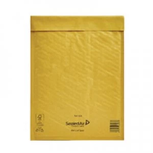 Image of Mail Lite Bubble Lined Size G4 240x330mm Gold Postal Bag Pack of 50