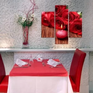 Image of 3MDF-035 Multicolor Decorative MDF Painting (3 Pieces)