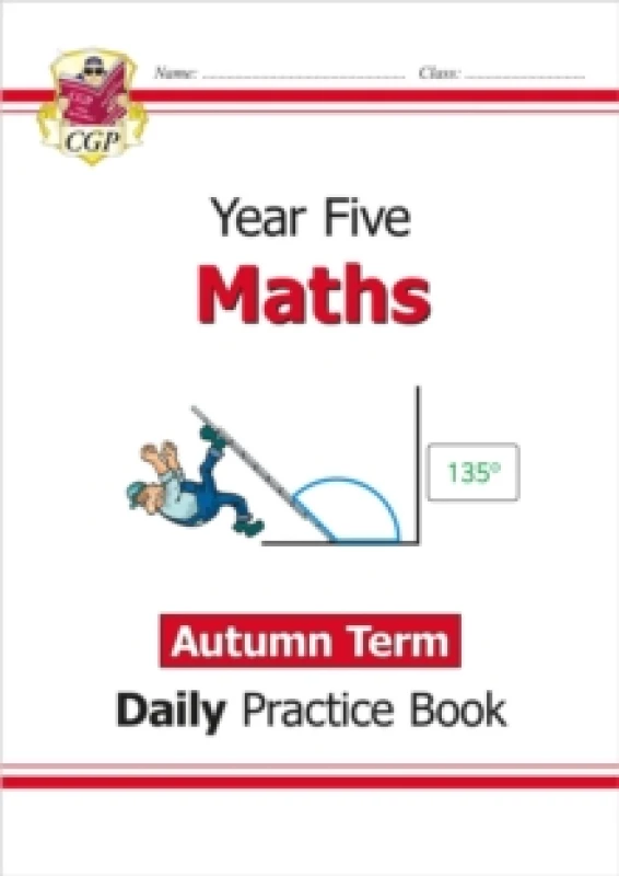Image of CGP Books KS2 Maths Year 5 Daily Practice Book: Autumn Term Paperback Multi