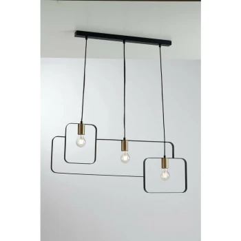 Image of Fan Europe Lighting - Fan Europe Smith - Bar Ceiling Pendant, Brushed Gold, E27