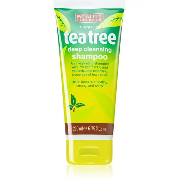 Image of Beauty Formulas Tea Tree Deep Cleansing Shampoo 200ml